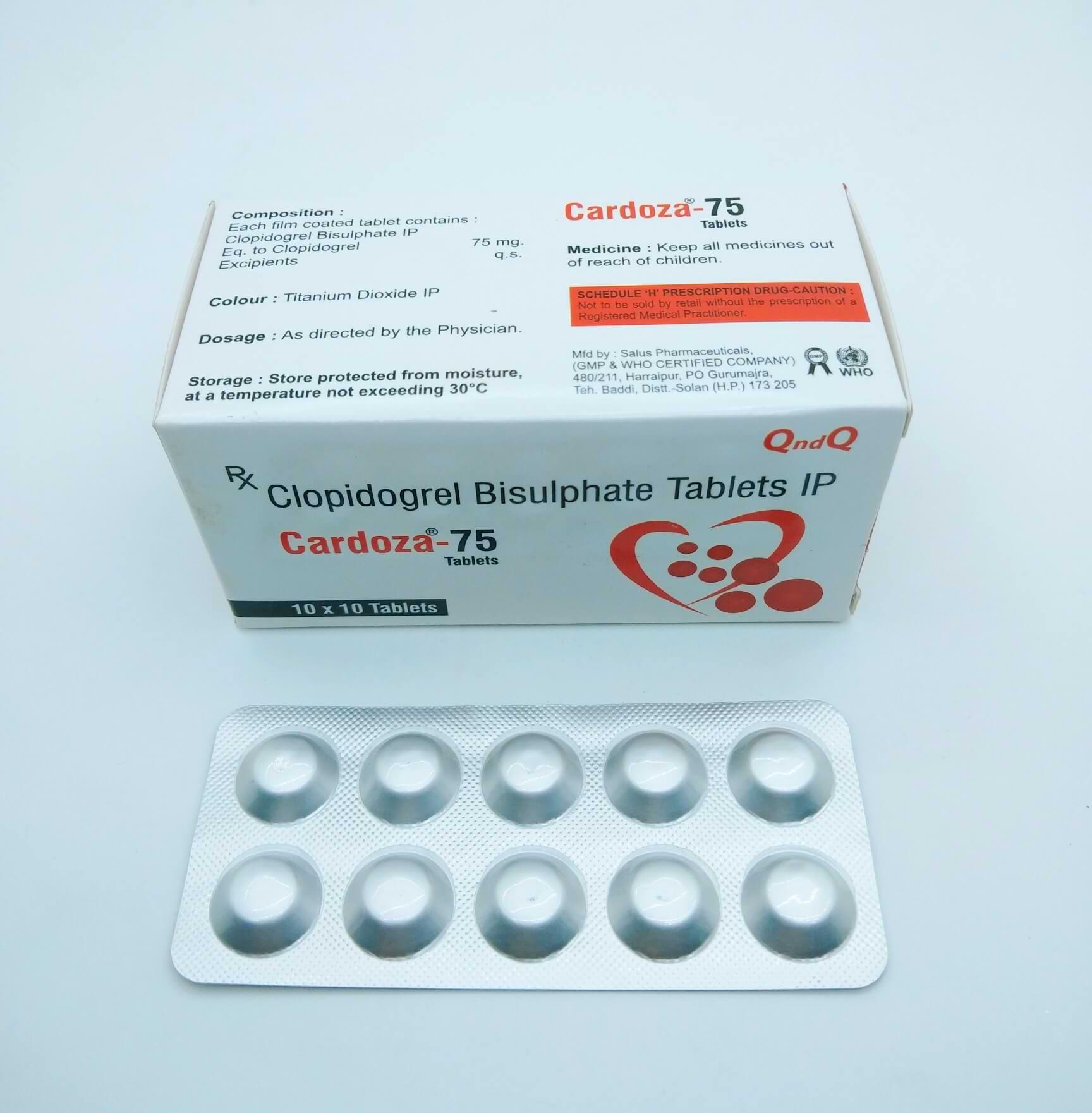 CARDOZA 75 MG TABLET