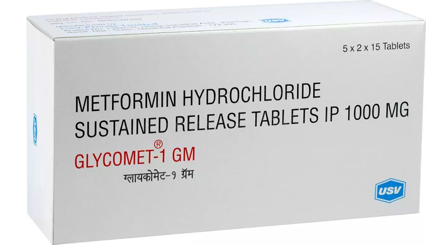 GLYCOMET 1 GM TABLET